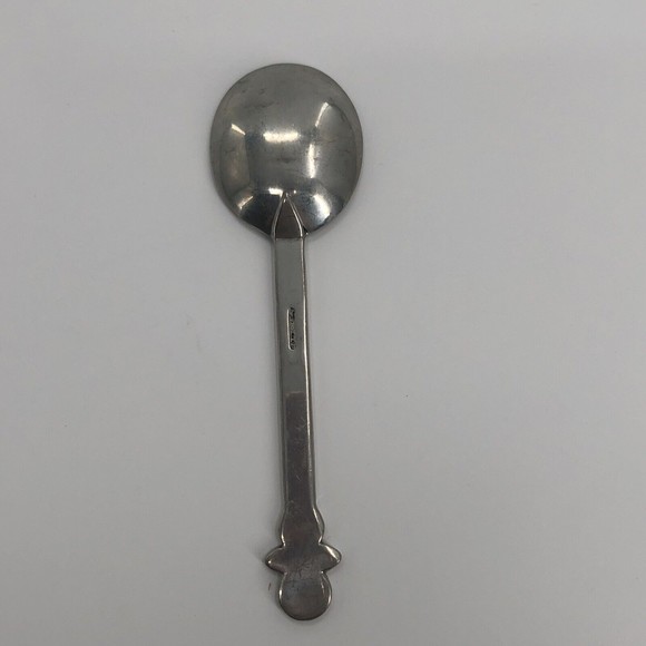 Stieff Joseph Copeland Pewter 1675 Chuckatuck & Pilgrim Landing Spoons Lot of 2 - Picture 5 of 11